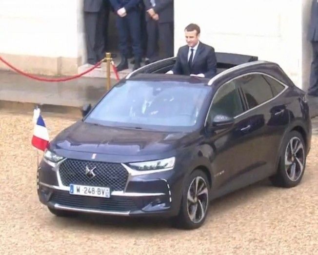 Un especial DS 7 Crossback Cabrio es el nuevo coche presidencial francés Un especial DS 7 Crossback Cabrio es el nuevo coche presidencial francés