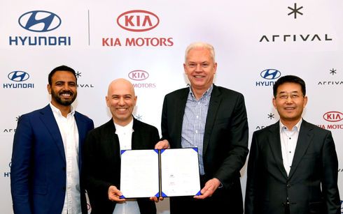 Hyundai y Kia invierten en Arrival Hyundai y Kia invierten en Arrival