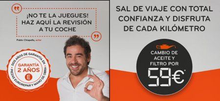 NUEVAS OFERTAS: PREPARA EL COCHE PARA PRÓXIMOS DESPLAZAMIENTOS NUEVAS OFERTAS: PREPARA EL COCHE PARA PRÓXIMOS DESPLAZAMIENTOS