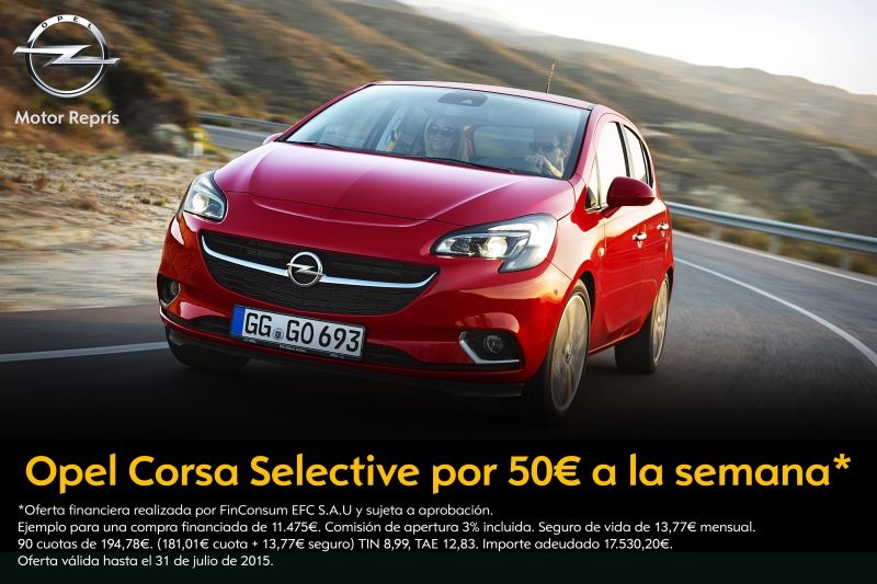 Opel Corsa desde 50€ a la semana Opel Corsa desde 50€ a la semana