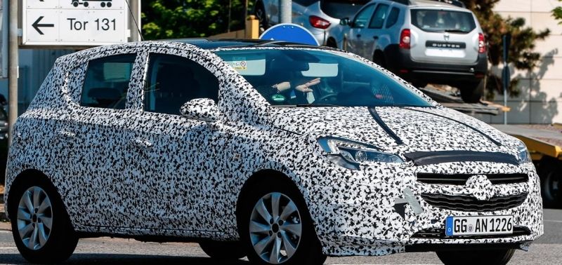 Opel Corsa 2015 pillado Opel Corsa 2015 pillado
