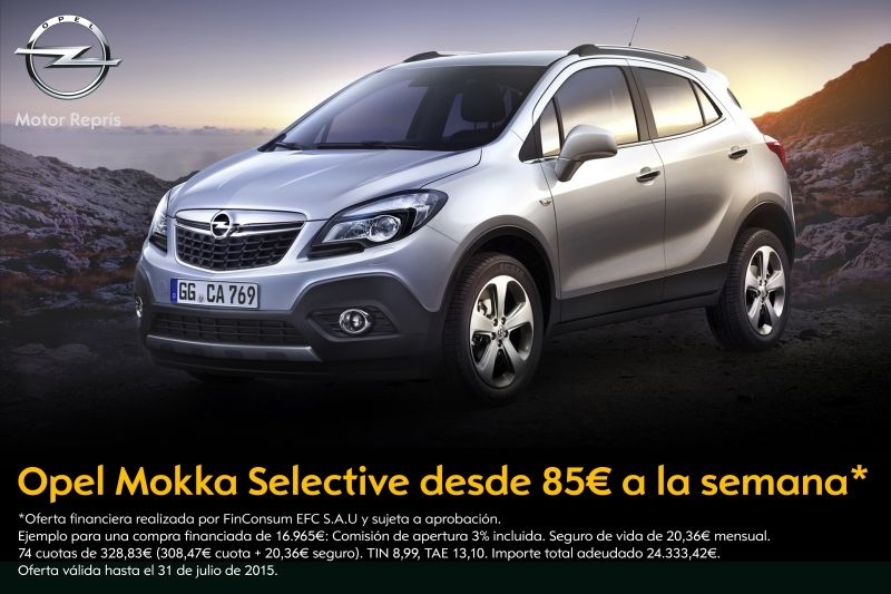 En Motor Reprís, lo tienes muy fácil para llevarte un Mokka En Motor Reprís, lo tienes muy fácil para llevarte un Mokka