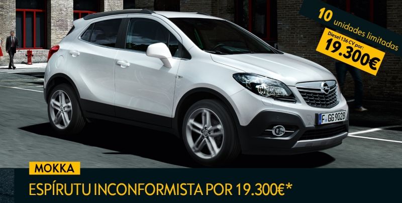 SIN DESDES. OPEL MOKKA DIESEL POR 19.300€. SIN DESDES. OPEL MOKKA DIESEL POR 19.300€.