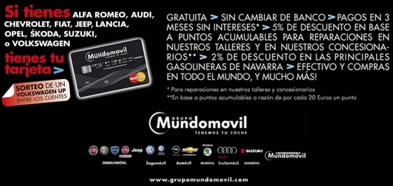TARJETA MUNDOMÓVIL TARJETA MUNDOMÓVIL