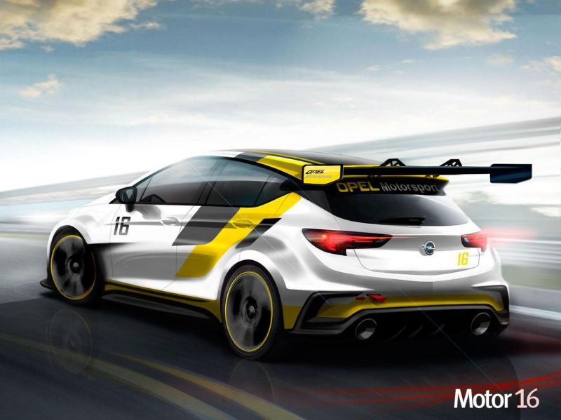Opel Astra TCR: El Astra que dará guerra en los circuitos con 330 CV Opel Astra TCR: El Astra que dará guerra en los circuitos con 330 CV
