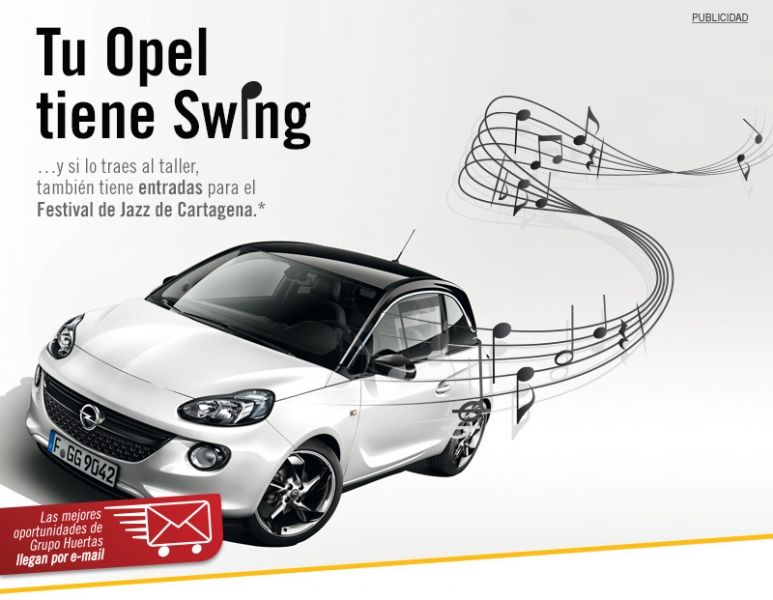 Huertas Auto Opel Cartagena te invita al Cartagena Jazz Festival 2014 Huertas Auto Opel Cartagena te invita al Cartagena Jazz Festival 2014