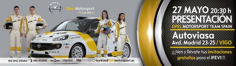 Presentación equipo Red Opel Motorsport Presentación equipo Red Opel Motorsport