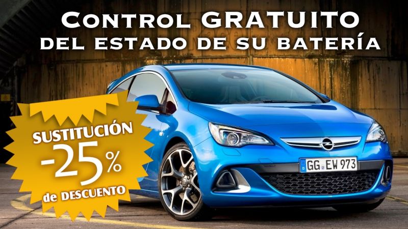 CONTROL GRATUITO DE ESTADO DE SU BATERIA Y 25% DESCUENTO EN SU NUEVA BATERIA CONTROL GRATUITO DE ESTADO DE SU BATERIA Y 25% DESCUENTO EN SU NUEVA BATERIA