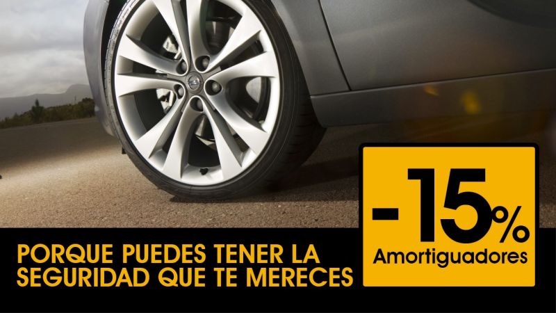 DESCUENTO DEL 15% EN AMORTIGUADORES DESCUENTO DEL 15% EN AMORTIGUADORES