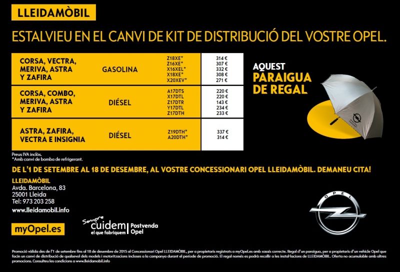 ¿No sabes cuándo debe de cambiar la correa distribución de tu OPEL y ni cuanto le va costar? ¿No sabes cuándo debe de cambiar la correa distribución de tu OPEL y ni cuanto le va costar?