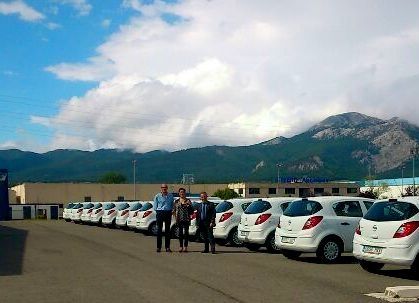 ENTREGA DE 15 OPEL CORSA A EUROPARK. ENTREGA DE 15 OPEL CORSA A EUROPARK.