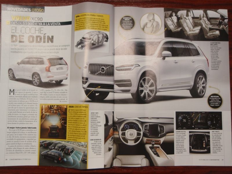 EL NUEVO XC90 EN LOS MEDIOS EL NUEVO XC90 EN LOS MEDIOS