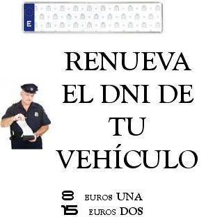 RENUEVA EL DNI DE TU VEHÍCULO RENUEVA EL DNI DE TU VEHÍCULO