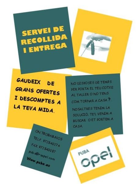 SERVEI DE RECOLLIDA I ENTREGA SERVEI DE RECOLLIDA I ENTREGA