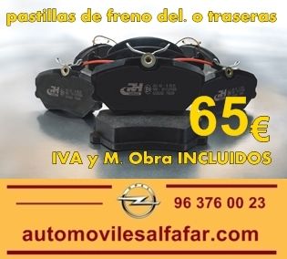 OFERTA PASTILLAS DE FRENO DELANTERAS O TRASERAS OFERTA PASTILLAS DE FRENO DELANTERAS O TRASERAS
