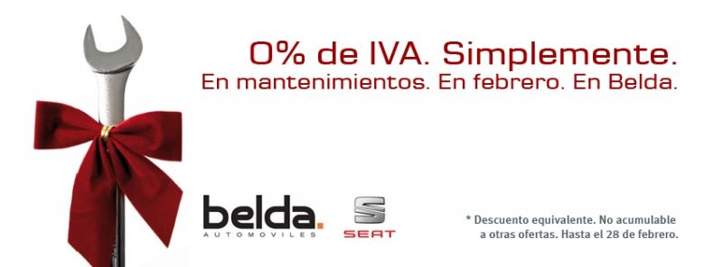 En febrero, 0% de IVA en Mantenimientos En febrero, 0% de IVA en Mantenimientos