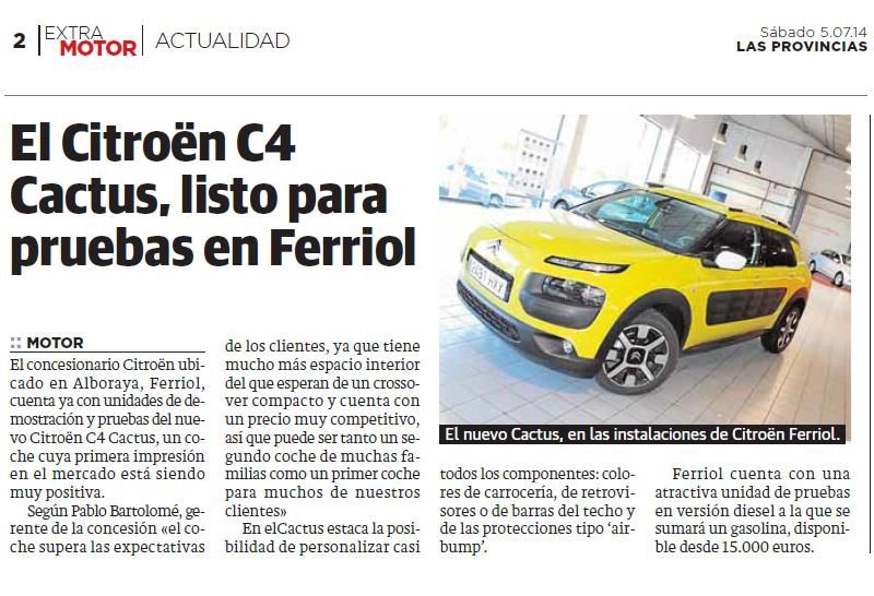 CITROEN C4-Cactus en LAS PROVINCIAS CITROEN C4-CACTUS EN LAS PROVINCIAS CITROEN C4-Cactus en LAS PROVINCIAS CITROEN C4-CACTUS EN LAS PROVINCIAS