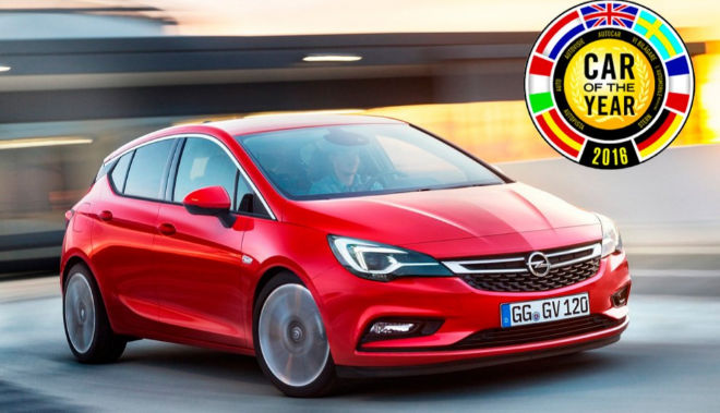 Opel Astra ganador del premio "Coche del año" en Europa 2016 Opel Astra ganador del premio "Coche del año" en Europa 2016