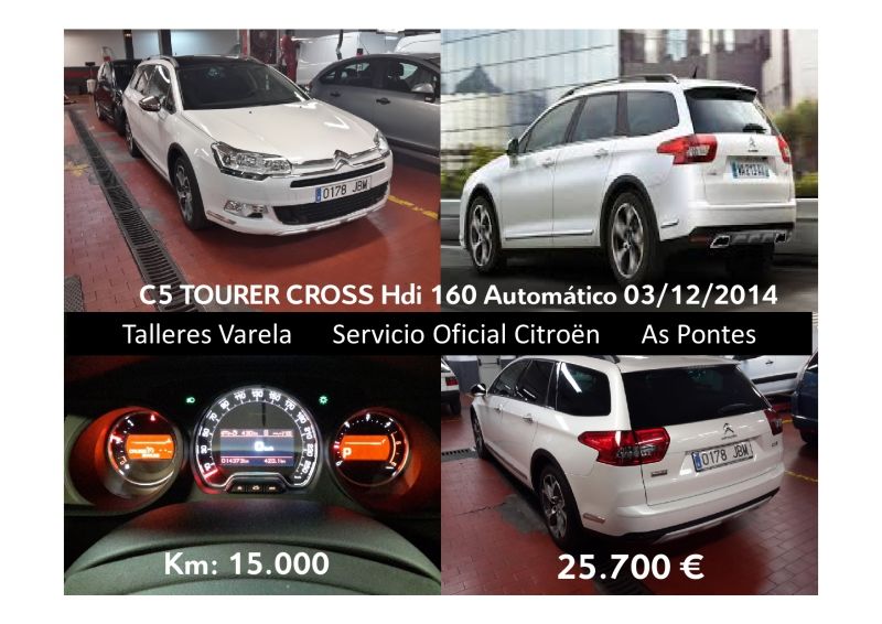 C5 Tourer Cross 160 HDi Automatico Blanco Nacarado C5 Tourer Cross 160 HDi Automatico Blanco Nacarado