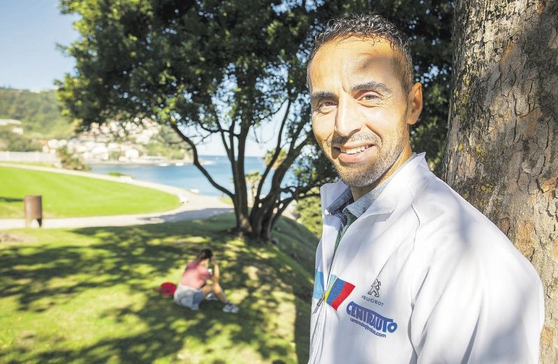 Kamel Ziani, entrevistado en EL DIARIO VASCO Kamel Ziani, entrevistado en EL DIARIO VASCO