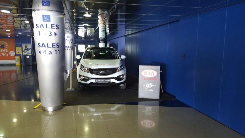 Kia Sportage en Cinesa Diagonal Kia Sportage en Cinesa Diagonal