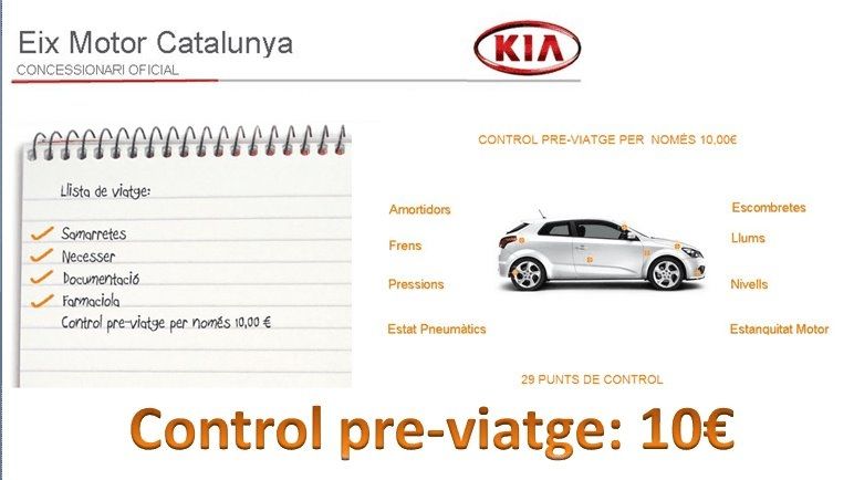 CONTROL PRE-VIATGE CONTROL PRE-VIATGE