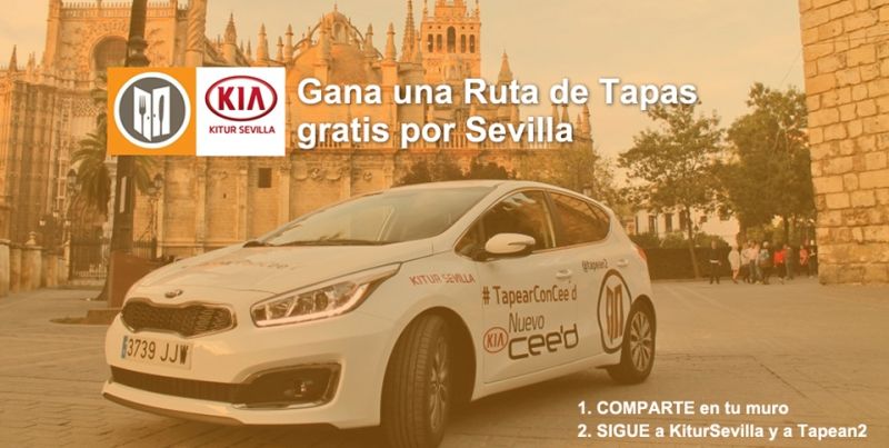 Consigue una Ruta de Tapas por Sevilla gratis con Kia Cee'd Consigue una Ruta de Tapas por Sevilla gratis con Kia Cee'd