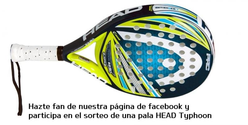 Te regalamos una pala HEAD Typhoon 3.0 Te regalamos una pala HEAD Typhoon 3.0