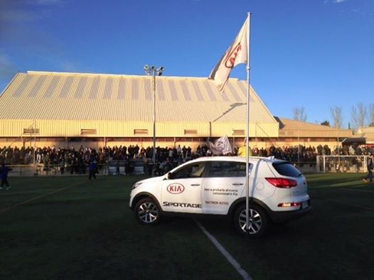 El nuevo Kia Sportage con el fútbol salmantino. El nuevo Kia Sportage con el fútbol salmantino.
