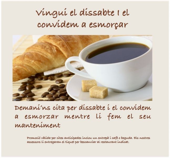 Ven en sábado y te invitamos a desayunar*. Ven en sábado y te invitamos a desayunar*.