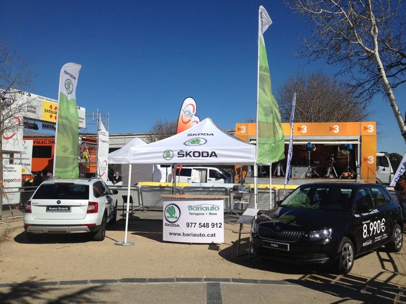 Patrocinando "La Volta a Catalunya" en su llegada a Valls. Patrocinando "La Volta a Catalunya" en su llegada a Valls.