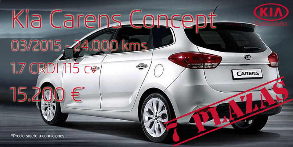 Oferta: Kia Carens 1.7 CRDI 115cv Concept Oferta: Kia Carens 1.7 CRDI 115cv Concept
