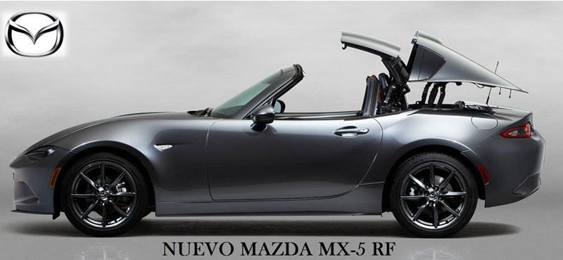 Mazda muestra el nuevo MX-5 RF en el Salón de Nueva York Mazda muestra el nuevo MX-5 RF en el Salón de Nueva York