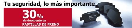 PASTILLAS FRENO 30% DE DESCUENTO PASTILLAS FRENO 30% DE DESCUENTO