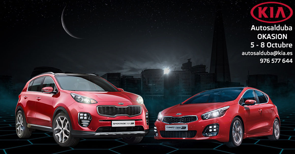 FERIA DE OKASION EN KIA AUTOSALDUBA ¿TE LA VAS A PERDER? FERIA DE OKASION EN KIA AUTOSALDUBA ¿TE LA VAS A PERDER?