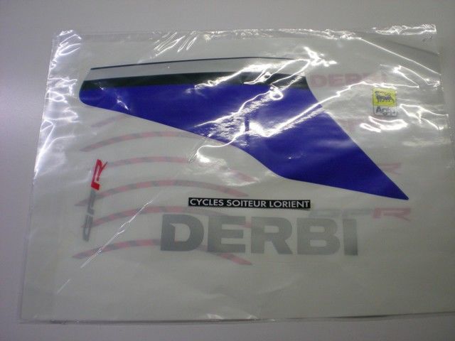 KIT PEGATINAS DERBI GPR 2T 2009 COLOR AZUL KIT PEGATINAS DERBI GPR 2T 2009 COLOR AZUL