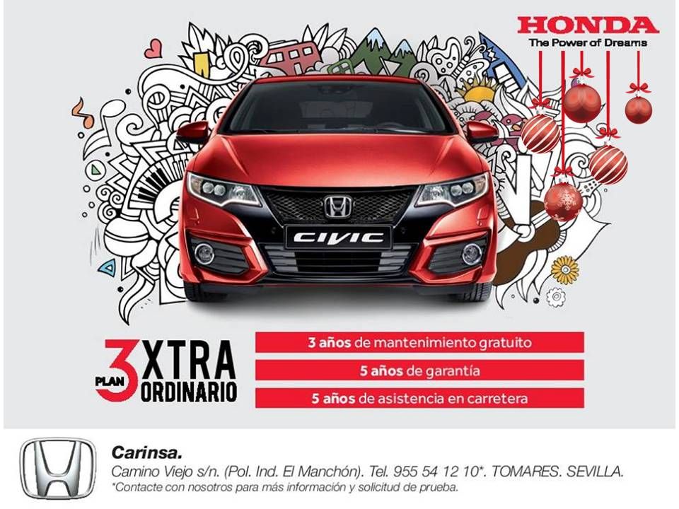 CHRISTMAS BONUS “CIVIC Y CIVIC TOURER 1.6 ELEGANCE” CHRISTMAS BONUS “CIVIC Y CIVIC TOURER 1.6 ELEGANCE”