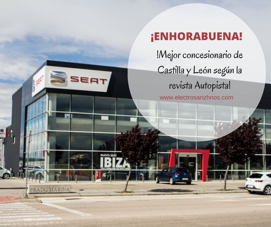 Electrosanz Hnos mejor concesionario de Castilla y León según la revista Autopista Electrosanz Hnos mejor concesionario de Castilla y León según la revista Autopista