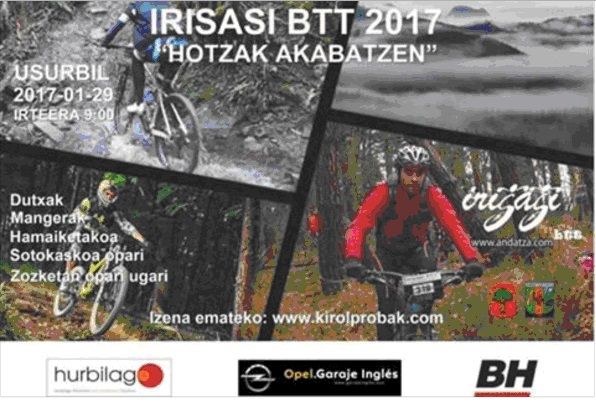 GARAJE INGLES patrocina IRISASI BTT 2017 GARAJE INGLES patrocina IRISASI BTT 2017