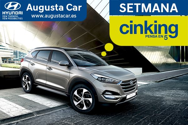 Semana Cinking de Hyundai: Aprovecha las condiciones especiales en toda la gamma Hyundai hasta el 15 de febrero Semana Cinking de Hyundai: Aprovecha las condiciones especiales en toda la gamma Hyundai hasta el 15 de febrero