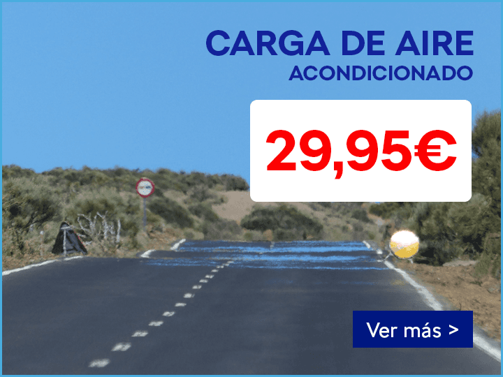 CARGA DE AIRE ACONDICONADO POR 29,95€ CARGA DE AIRE ACONDICONADO POR 29,95€