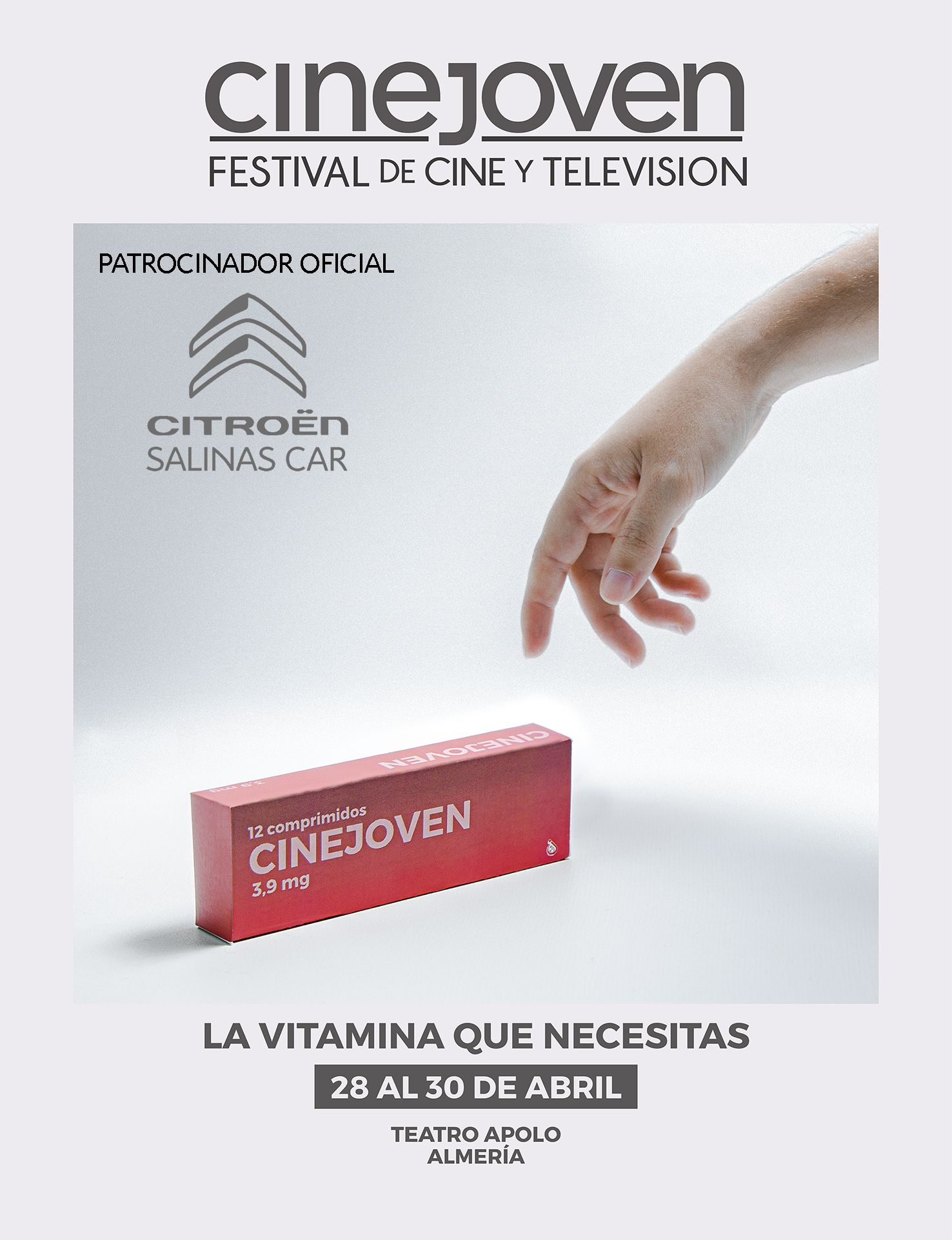 Citroën Salinas Car formará parte de la VII edición del Festival de Cine y Televisión Cinejoven Citroën Salinas Car formará parte de la VII edición del Festival de Cine y Televisión Cinejoven