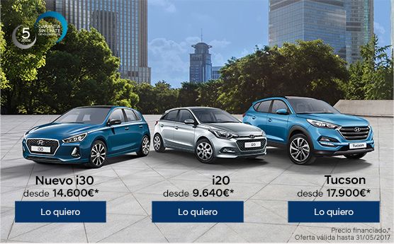 Cambia a Hyundai i consigue más por tu coche actual. Sólo hasta fin de mes. Cambia a Hyundai i consigue más por tu coche actual. Sólo hasta fin de mes.
