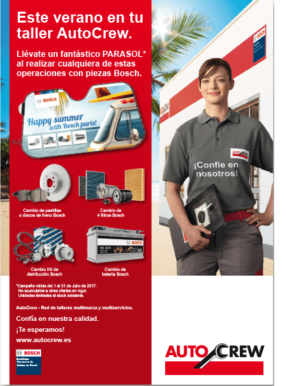 Campaña Verano AutoCrew Bosch Campaña Verano AutoCrew Bosch