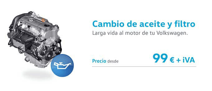 Cambio de aceite 99 € + IVA Cambio de aceite 99 € + IVA