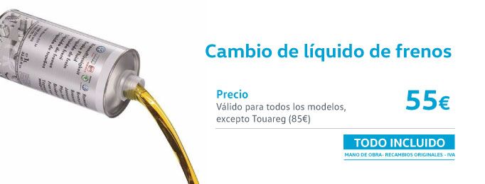 LÍQUIDOS DE FRENO DESDE 50€ MANO DE OBRA E IVA INCLUIDO LÍQUIDOS DE FRENO DESDE 50€ MANO DE OBRA E IVA INCLUIDO