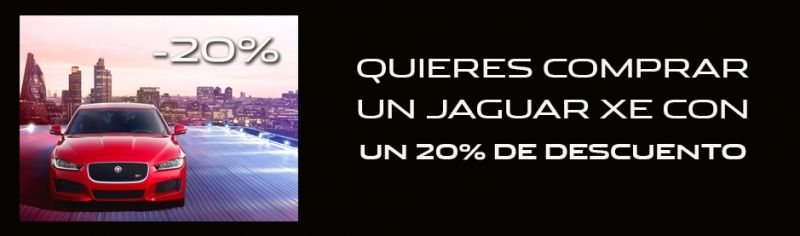 JAGUAR XE CON 20 % DE DESCUENTO JAGUAR XE CON 20 % DE DESCUENTO