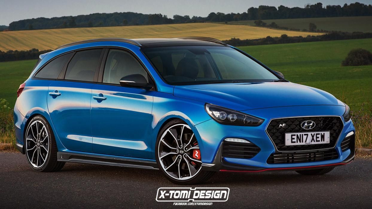Así sería el Nuevo Hyundai i30 N formato familiar. Así sería el Nuevo Hyundai i30 N formato familiar.