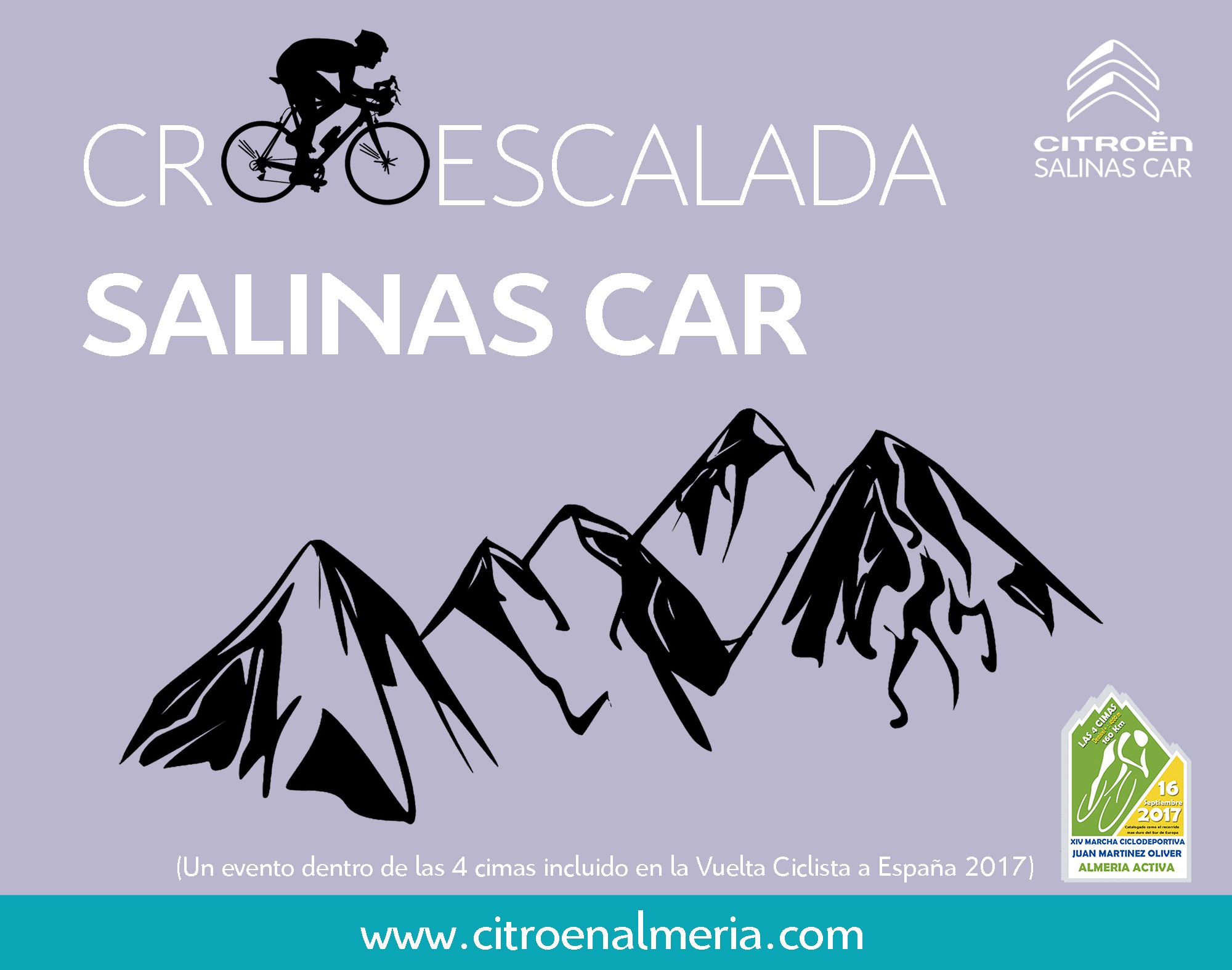 Citroën Salinas Car patrocinador oficial de la Marcha Cicloturista Martínez Oliver Citroën Salinas Car patrocinador oficial de la Marcha Cicloturista Martínez Oliver