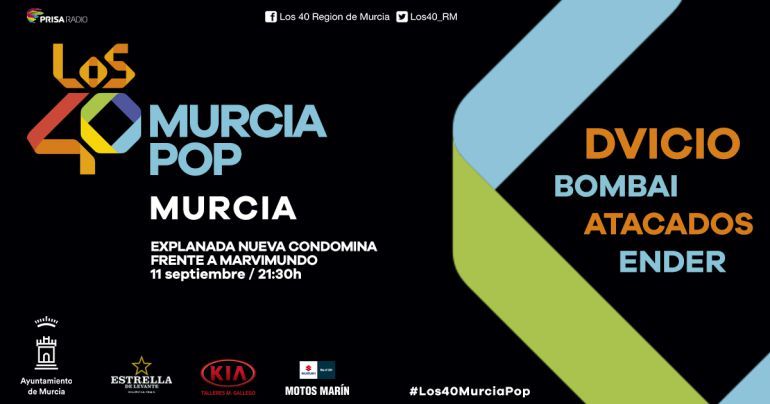 KIA TALLERES M. GALLEGO PATROCINADOR DE LOS40 MURCIA POP KIA TALLERES M. GALLEGO PATROCINADOR DE LOS40 MURCIA POP